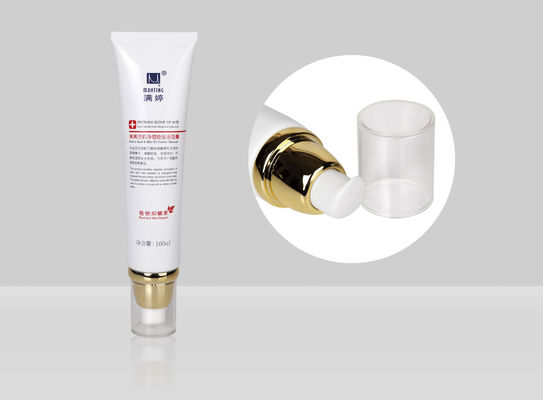 Bomba privada de aire de los tubos D35mm 35-110ml de la polimerización en cadena PE de la loción de Sun de la fundación cosmética de encargo de la pantalla