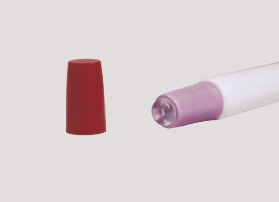 D19mm 10-25ml tubo de compresión de silicona suave personalizable para bálsamo labial y productos cosméticos